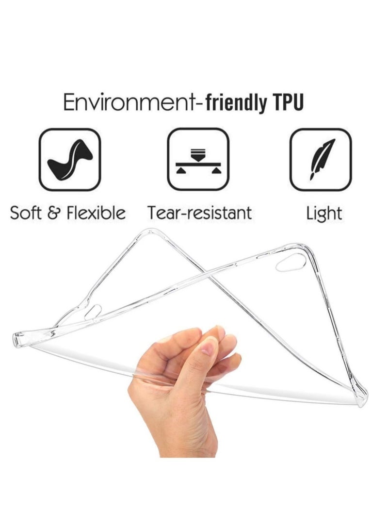 ELTRAZONE Clear Case for 10.9" iPad Air 5th Generation 2022 / iPad Air 4th Generation 2020, Support Apple Pencil 2nd Gen Charging, Slim Lightweight Silicon Back Cover for iPad Air 4/5 10.9 inch - Image 3