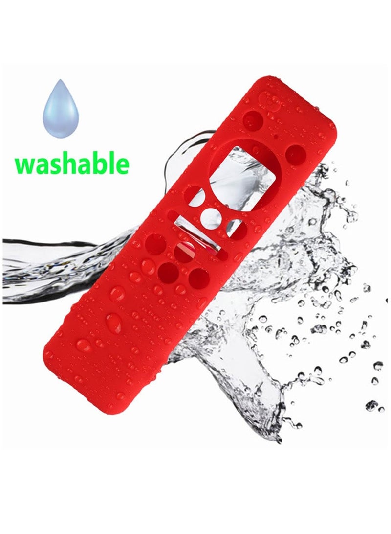 Excefore Case for Samsung Remote Control 2023, Compatible with TM2360E / TM2361E BN59-01432A / 01432J Anti Slip Smart TV Solar Cell Remote Shockproof Silicone Protective Cover, Red + Black - Image 5