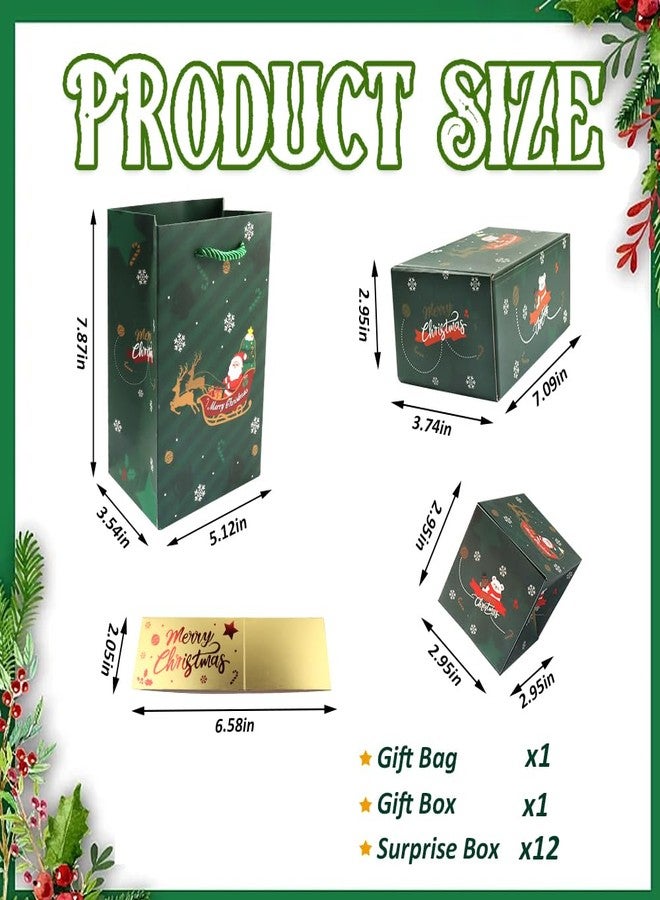 ABTOLS Christmas Surprise Box: Exploding Money Box, Green & Red Bouncing Envelope for Xmas, New Year, Birthday Parties - Image 2