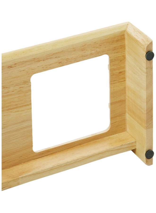 تريكسي وعاء طعام سيراميك (مجموعة من قطعتين، أسود) مع حامل خشبي (24 × 15 × 5 سم) - Image 3