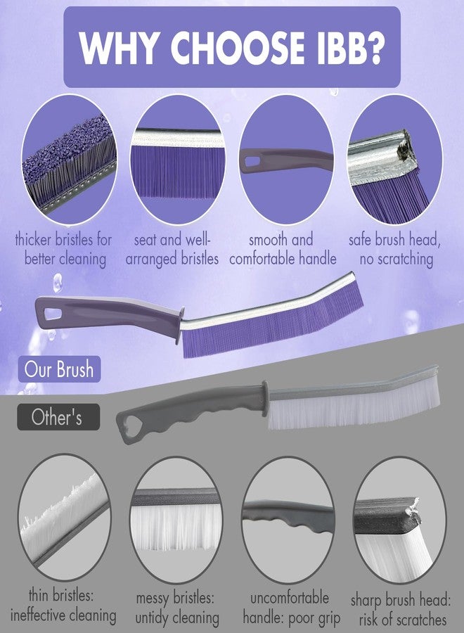 IBB 3pcs Crevice Gaps Cleaning Brush,2023 New Cleaning Brush for Small Spaces,Durable & Thin Crevice Cleaning Brush,Deep Cleaning Brush Supplies for Kitchen Surfaces & Window Track & Stubborn Stains - Image 4