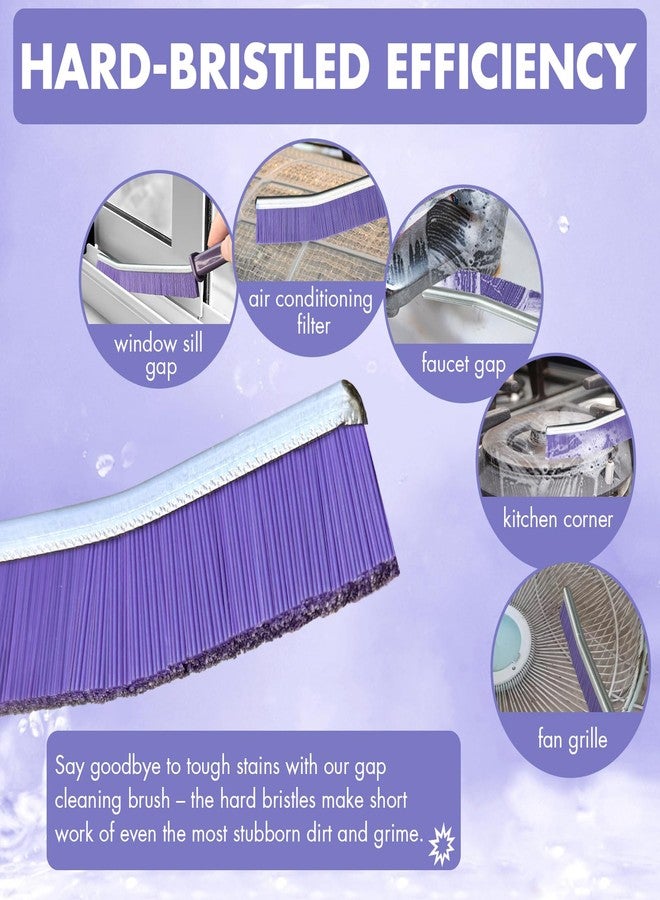 IBB 3pcs Crevice Gaps Cleaning Brush,2023 New Cleaning Brush for Small Spaces,Durable & Thin Crevice Cleaning Brush,Deep Cleaning Brush Supplies for Kitchen Surfaces & Window Track & Stubborn Stains - Image 2