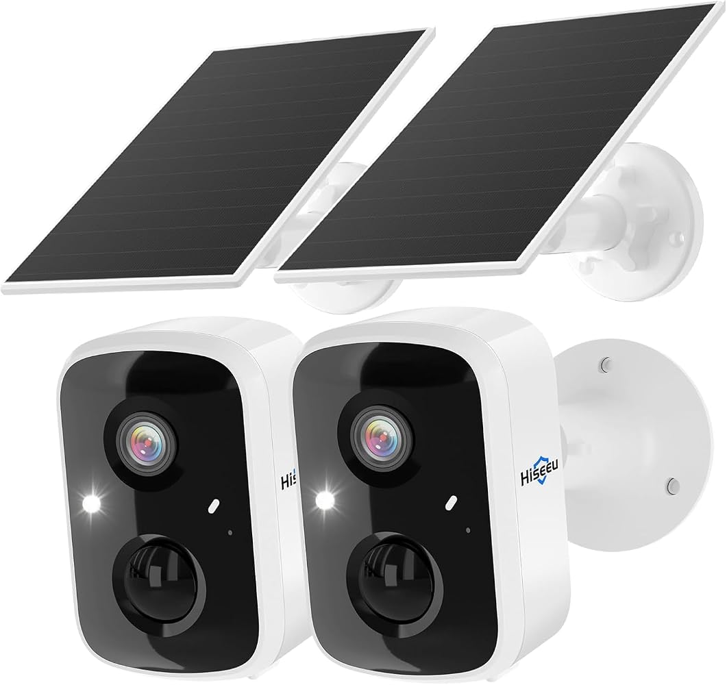 هايسيو Hiseeu 3k Solar Wireless Security Camera