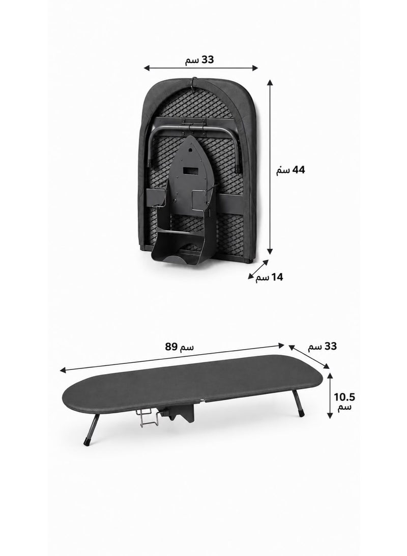Foldable ironing board | Compact and lightweight ironing board | Practical space-saving design | Suitable for small spaces and home use - Image 2