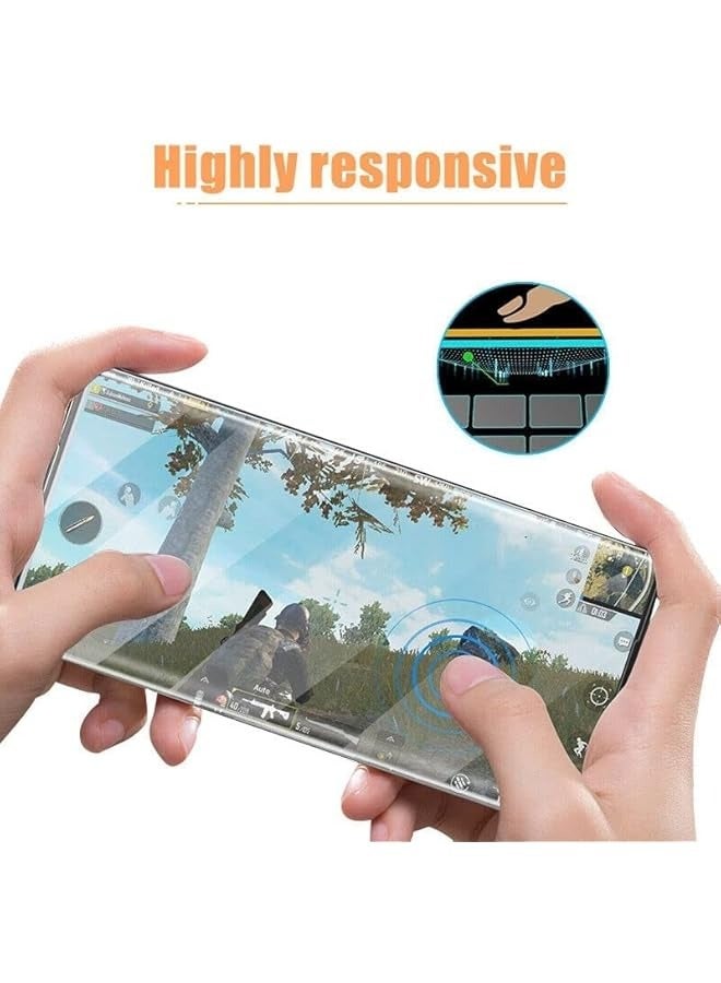 PROMASS Compatible with Galaxy S23 Ultra Screen Protector UV,Full Coverage Full Glue 3D Curved Tempered Glass for Galaxy S23 Ultra 5G Clear (Galaxy S23 Ultra) - Image 3