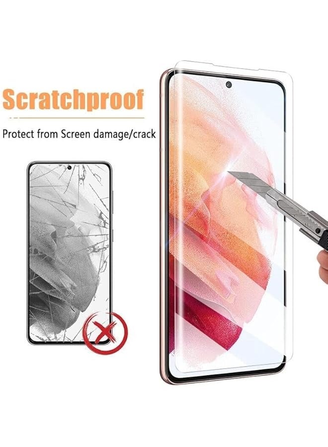 PROMASS Compatible with Galaxy S23 Ultra Screen Protector UV,Full Coverage Full Glue 3D Curved Tempered Glass for Galaxy S23 Ultra 5G Clear (Galaxy S23 Ultra) - Image 4