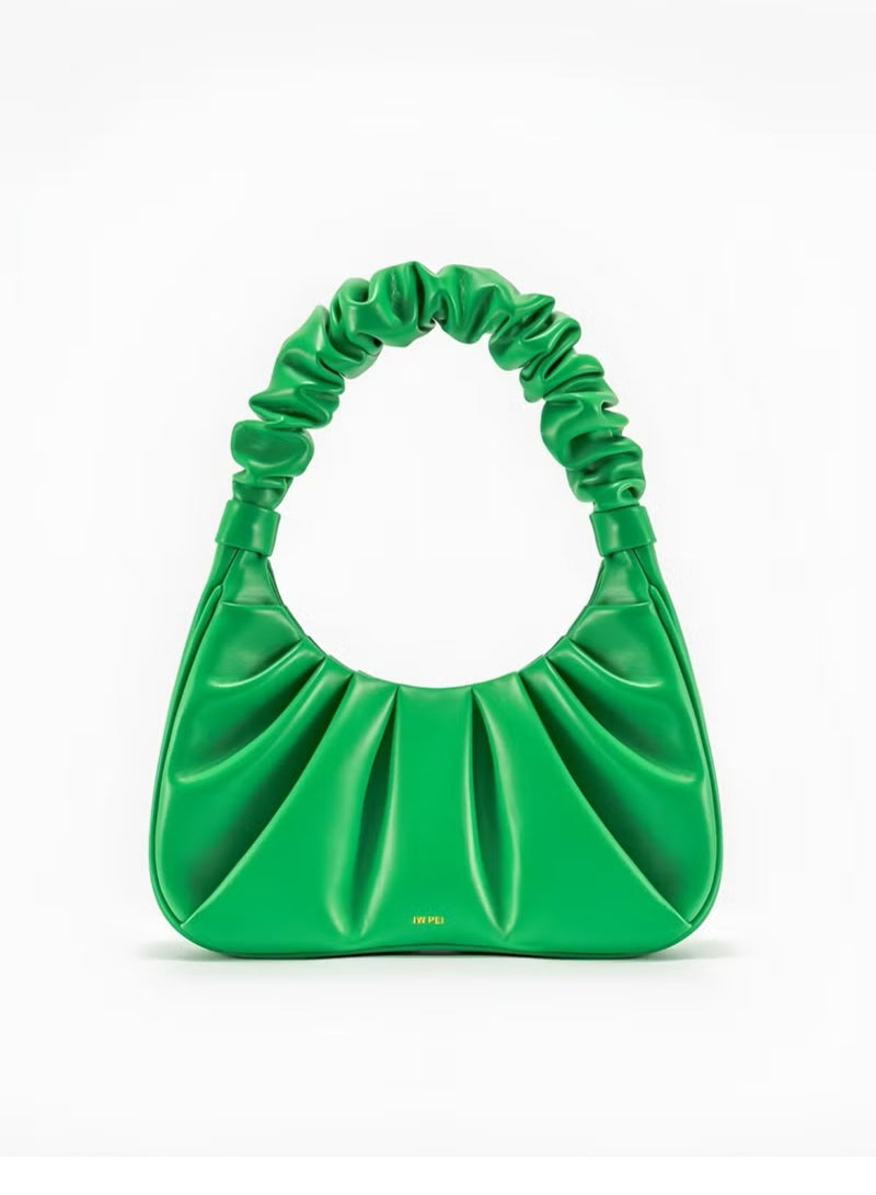 JW PEI حقيبة سحابة مطوية حقيبة اليد (الأخضر)