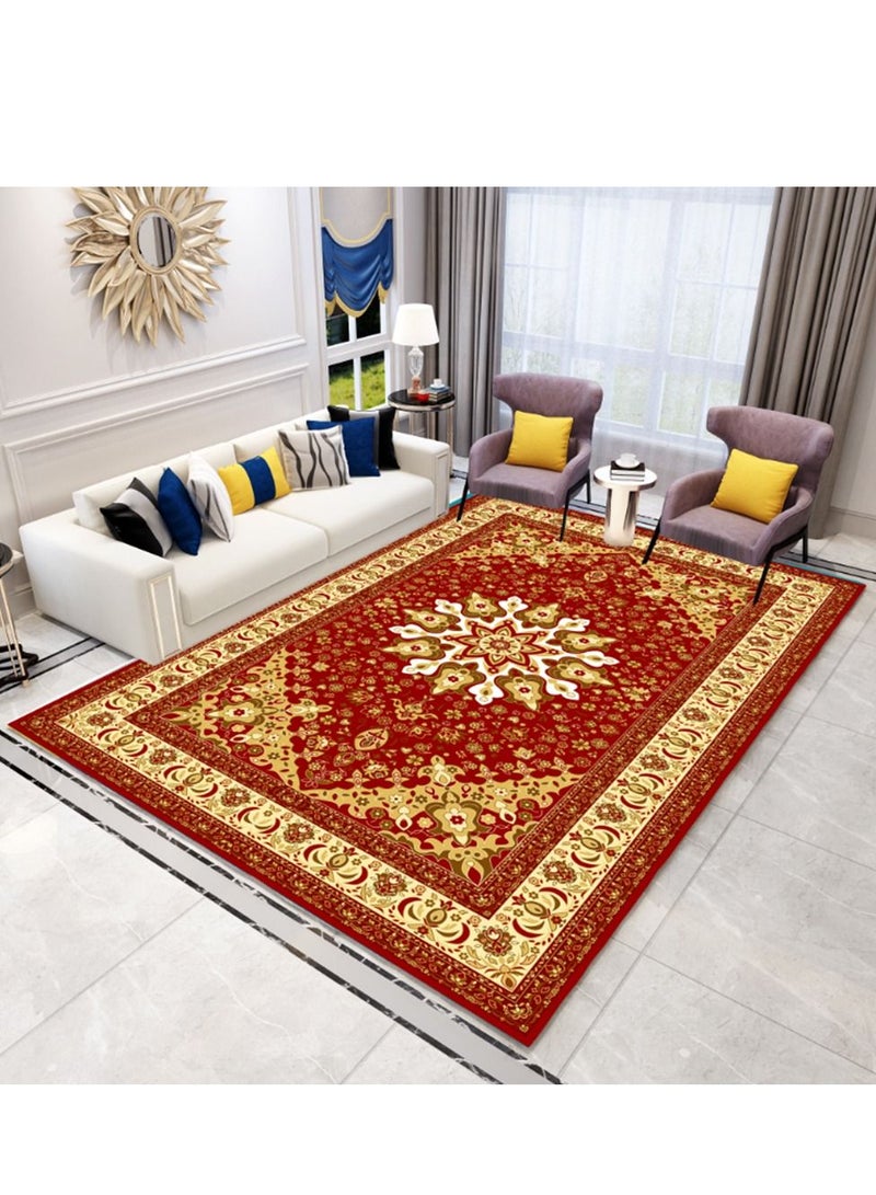 Sharpdo Area Rugs Modern Simple Short Pile Carpet Living Room Bedroom Rug Anti-slip Floor Carpet Home Decor 160 * 230CM - Image 1