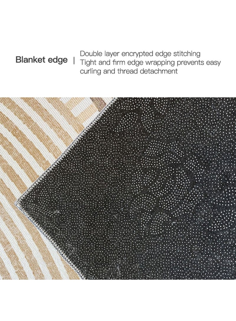 Sharpdo Area Rugs Modern Simple Short Pile Carpet Living Room Bedroom Rug Anti-slip Floor Carpet Home Decor 160 * 230CM - Image 5