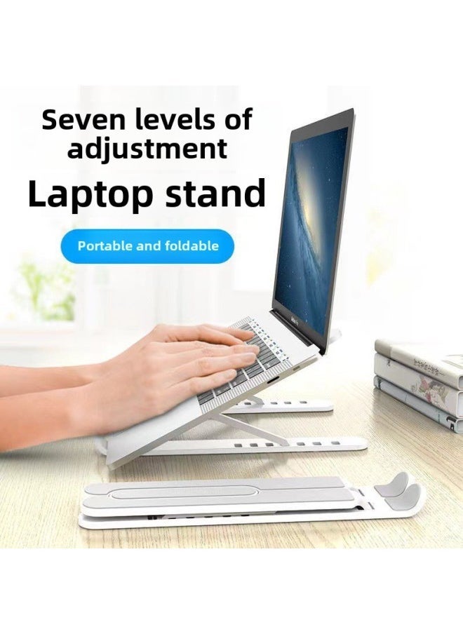 Notebook PC P1 Stand Desktop Folding Mobile Phone Tablet Elevated Hanging Bracket Portable With Heat Dissipation Base-Color:P1 Computer Stand  Model - Image 4
