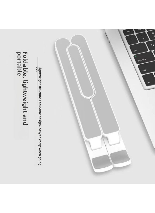 Notebook PC P1 Stand Desktop Folding Mobile Phone Tablet Elevated Hanging Bracket Portable With Heat Dissipation Base-Color:P1 Computer Stand  Model - Image 3