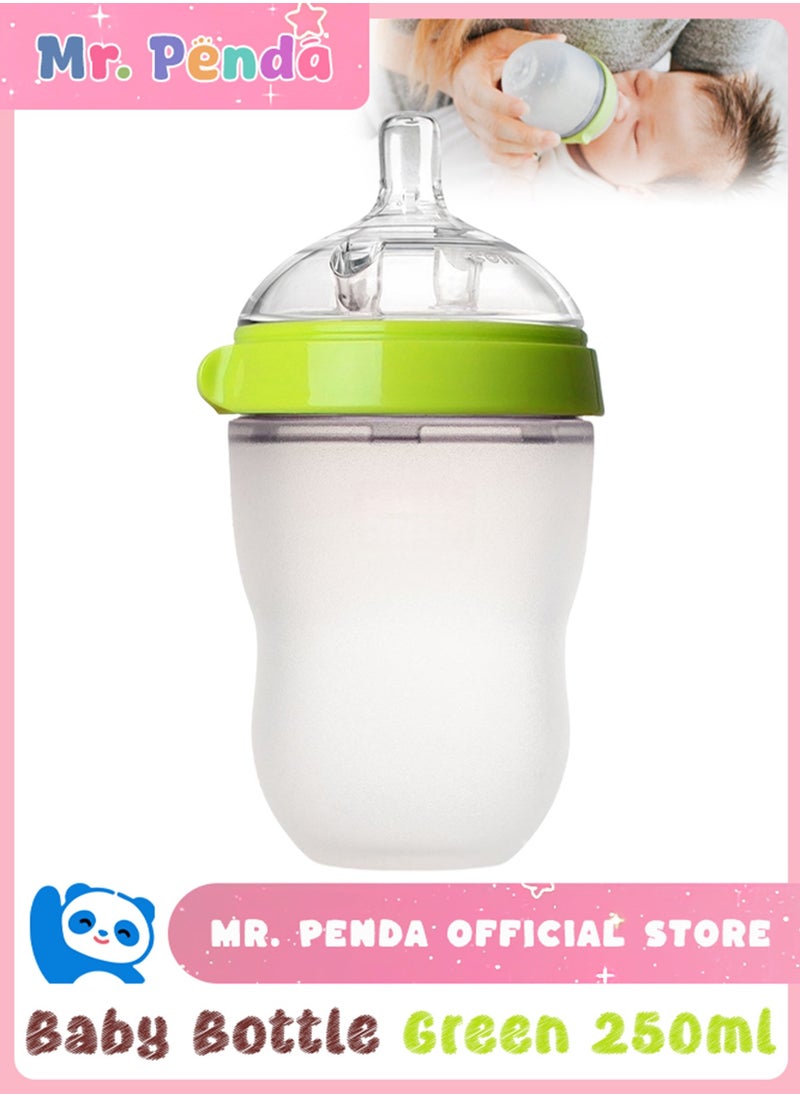 1 Pack Natural Feel Baby Bottle, Soft and Squeezy, Easy to Clean, Dual Anti Colic Vent Bottle for Baby, Infants and Newborn 250ml (Green) - pzsku/ZCD2349A032B10000BF2FZ/45/_/1737536475/883452cd-852c-4db0-8c1d-8bec91e61ffd