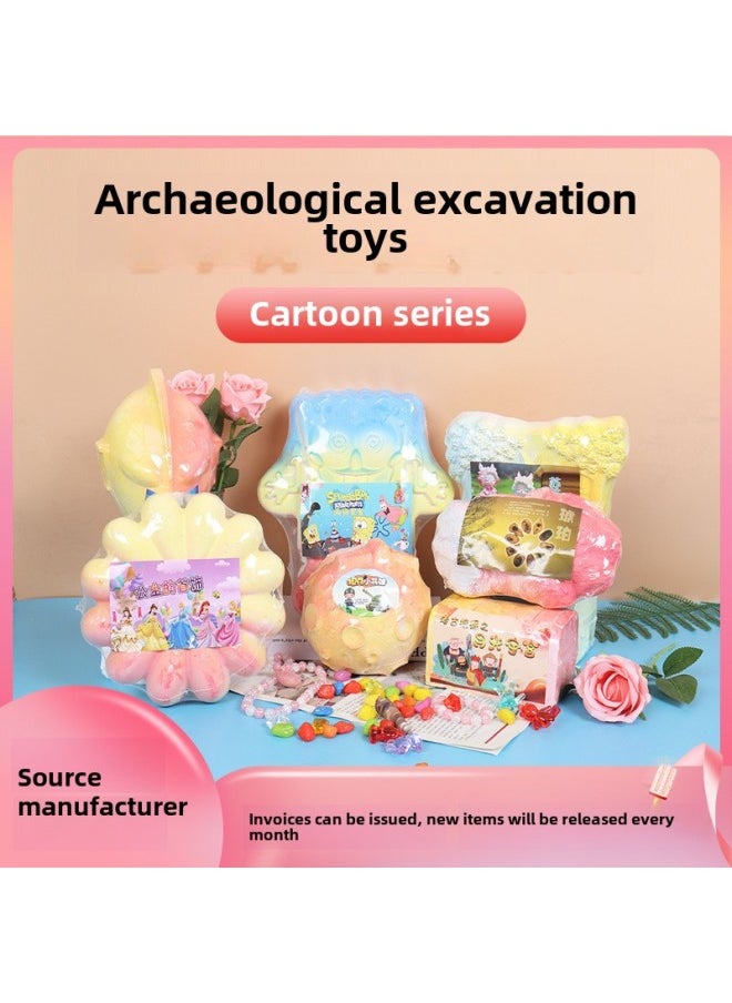 Generic - Treasure Digging Toys Large Children Archaeological Toys Dinosaur Egg Fossil Archaeological Digging Toys Archaeological Blind Box Treasure Digging-Color:Ultraman And Monster Do Not Contain Tools (40 For The Whole Piece) - Image 1