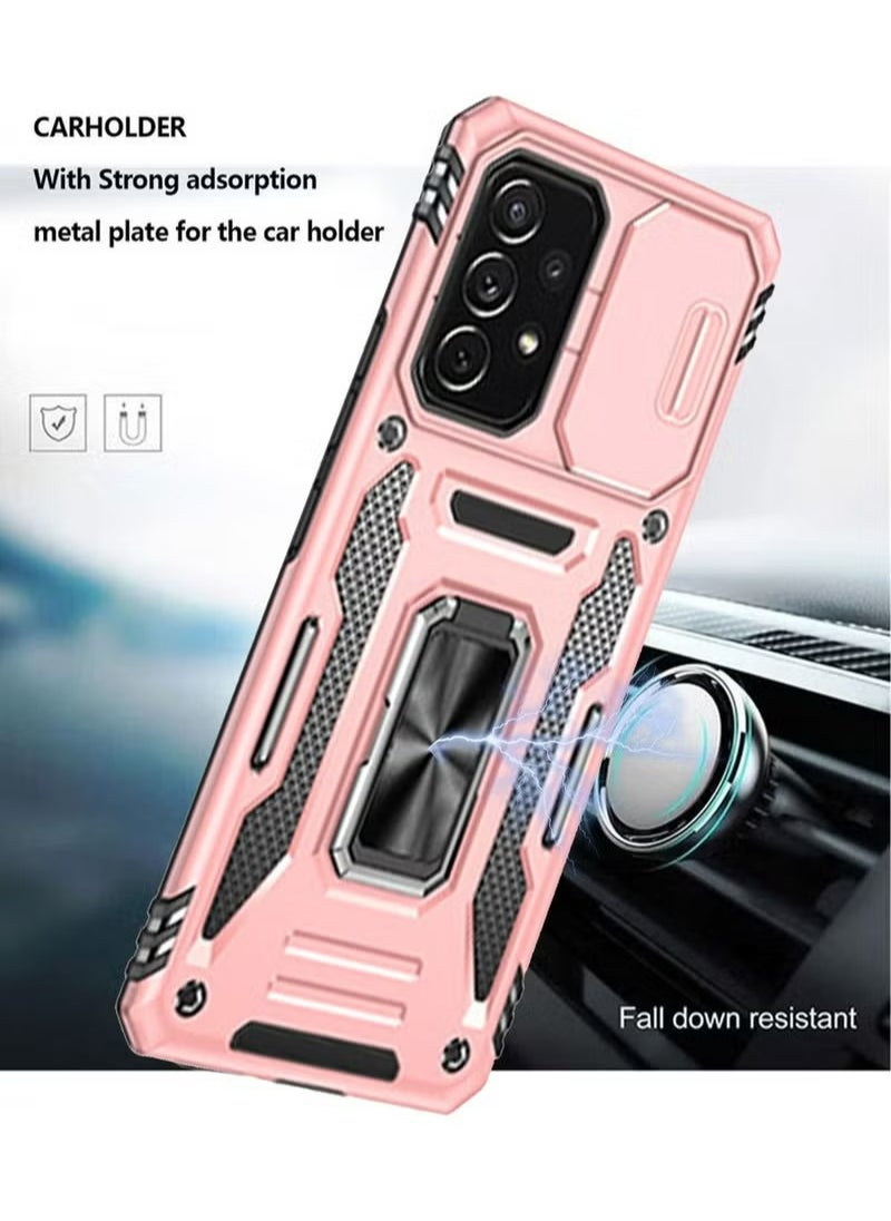 X-level Samsung Galaxy A73 5G Case Cover With Stand Kickstand Ring And Camera Cover Protector With  Grade Shockproof Protective Cover for Samsung Galaxy A73 5G  - Image 3