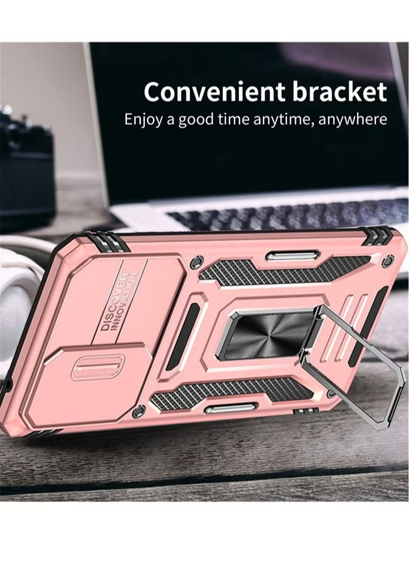 X-level Samsung Galaxy A73 5G Case Cover With Stand Kickstand Ring And Camera Cover Protector With  Grade Shockproof Protective Cover for Samsung Galaxy A73 5G  - Image 5