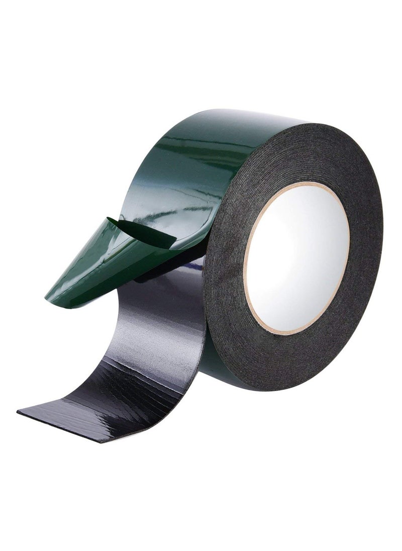 sokany Foam Tape, Double Sided Sponge Tape, Waterproof Mounting Adhesive Tape Roll Cars Trims (Black/10 m*50 mm)  - Image 1