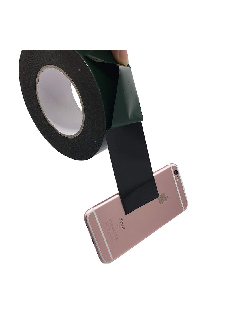 sokany Foam Tape, Double Sided Sponge Tape, Waterproof Mounting Adhesive Tape Roll Cars Trims (Black/10 m*50 mm)  - Image 4