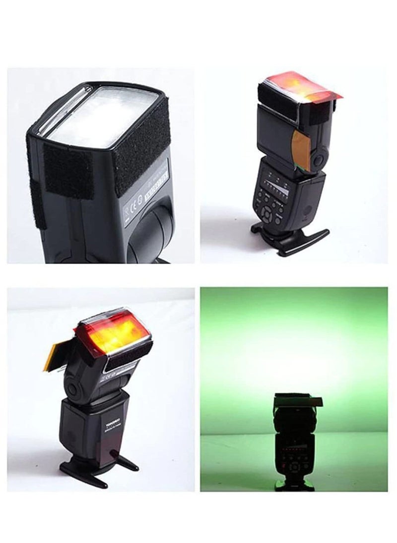 Generic Correction Transparent Color Gel Light Filter Flash LED Light for Canon Nikon Pentax Olympus (12 Colors)- Pack of 12  - Image 4