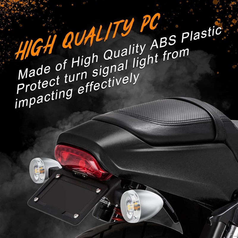 QUASCO Clear Turn Signal Lens Cover for Harley - Image 5