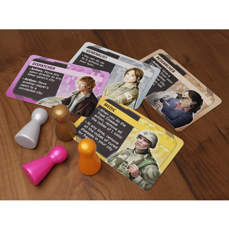 Asmodee Pandemic Hot Zone: North America Board Game - Unite to Save The Continent! Cooperative Strategy Game for Kids and Adults, Ages 8+, 2-4 Players, 30 Minute Playtime, Made by Z-Man Games - Image 3