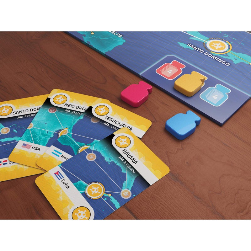 Asmodee Pandemic Hot Zone: North America Board Game - Unite to Save The Continent! Cooperative Strategy Game for Kids and Adults, Ages 8+, 2-4 Players, 30 Minute Playtime, Made by Z-Man Games - Image 4