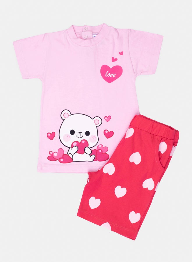 Papillon Short Sleeves baby Pyjamas