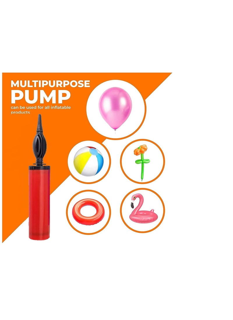 Aarugo Aarugo Balloon Hand Pump 2 Pc Air Pump for Balloon Air Balloon Pump Helium Air Balloon Balloon Air Pump Hand Balloon Pump Balloon Blower Balloon Inflator Pump for Latex Foil Pack of 2  - Image 2