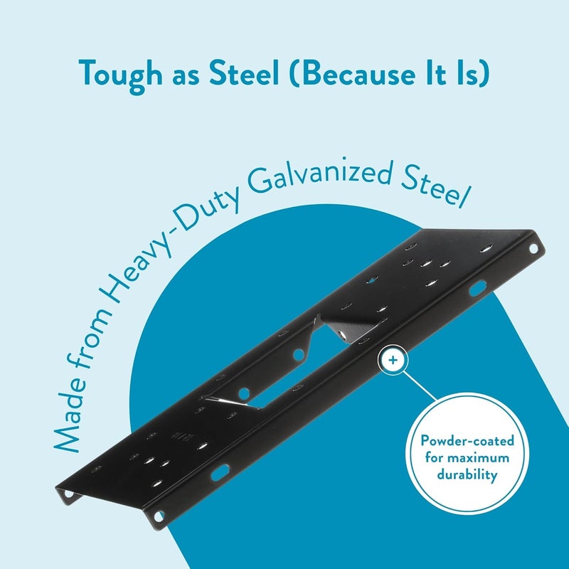 ARCHITECTURAL MAILBOXES UMBS0B06AM Mounting Board, Steel Accessory, No Size, Black - Image 4