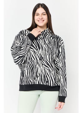 adidas Originals Women Sportswear Fit Long Sleeves Outdoor Sweatshirt, Multicolour  - Image 1