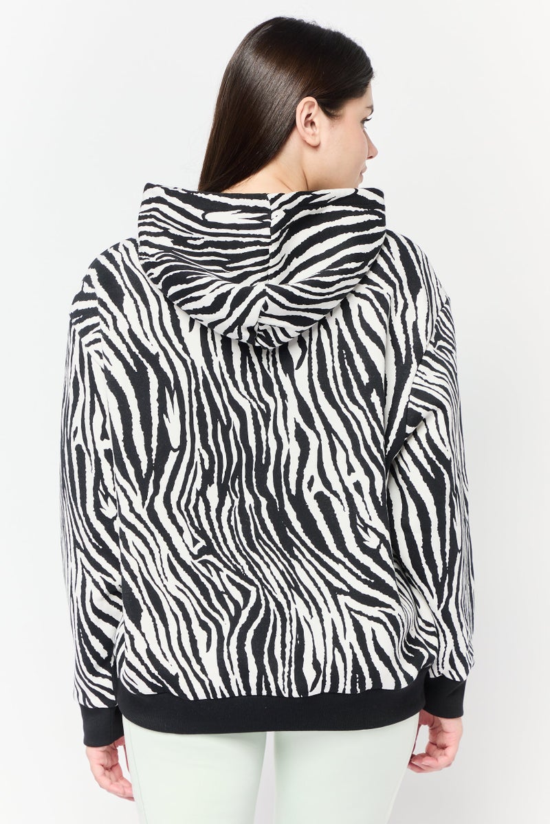 adidas Originals Women Sportswear Fit Long Sleeves Outdoor Sweatshirt, Multicolour  - Image 4