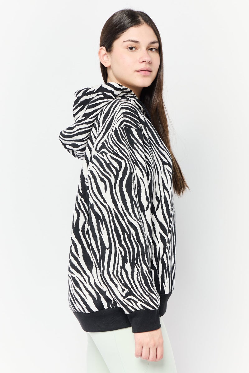 adidas Originals Women Sportswear Fit Long Sleeves Outdoor Sweatshirt, Multicolour  - Image 3