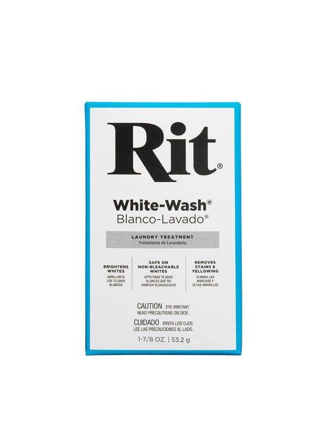 RIT Dye Powdered Fabric Dye, White Wash, 1 7/8-Ounce - Image 1