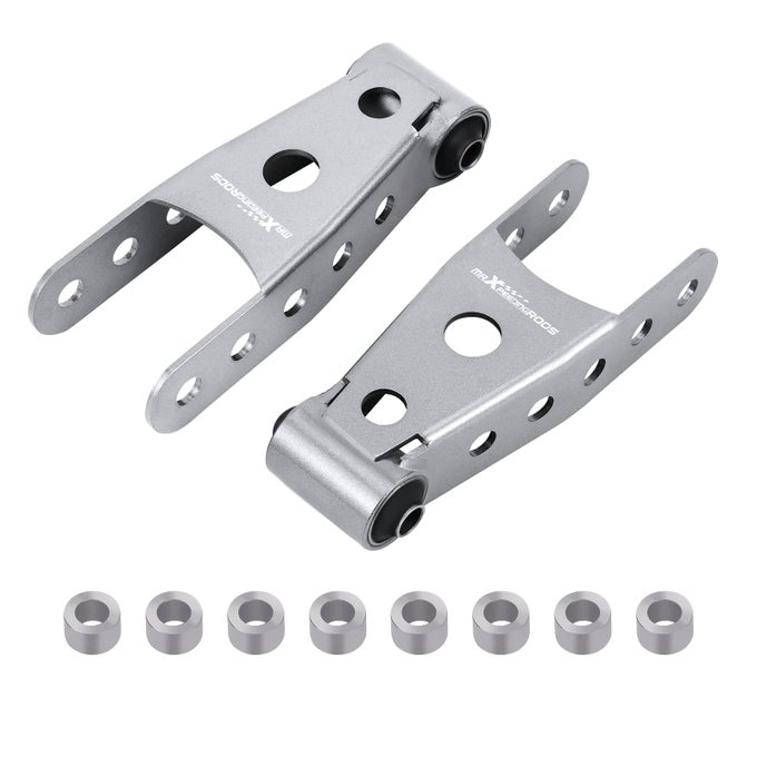23 Lowering Shackle Kit Adjustable For Chevy Silverado1500 For Sierra1500 Truck 20072018 Suspension Rear Drop Shackles Kitfor 8898 Chevrolet C150019882000 C2500 C3500
