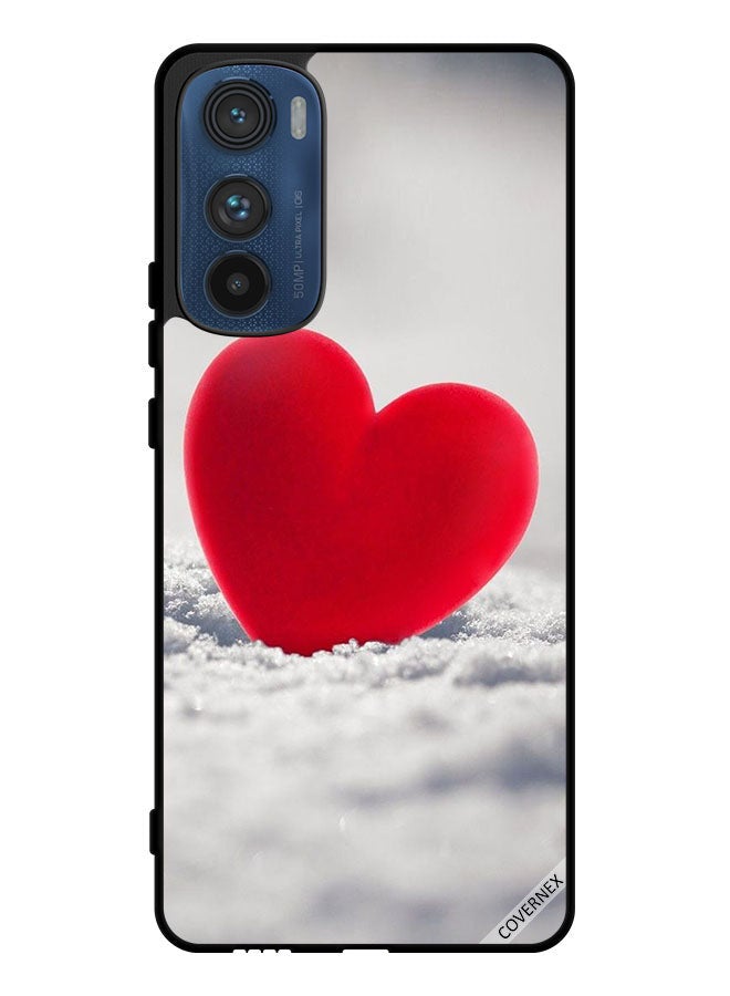 Covernex Protective Case Cover For Motorola Edge 30 Lovely Red Heart - Image 1