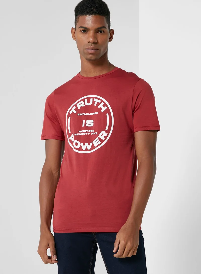 Seventy Five Power Print T-Shirt