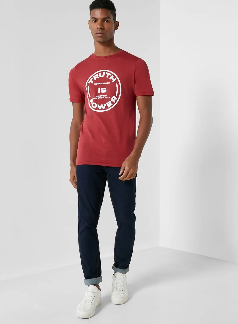Seventy Five Power Print T-Shirt
