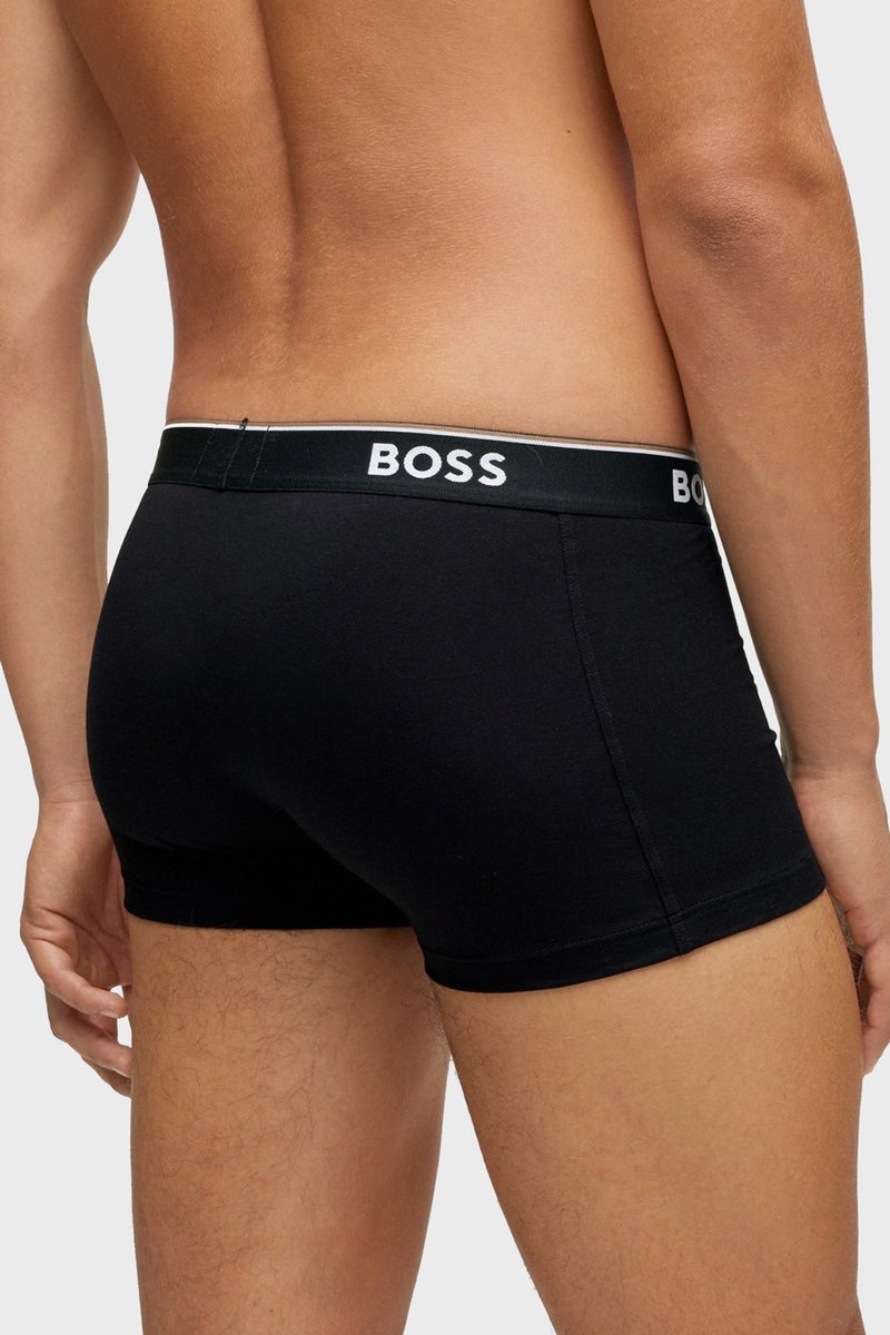 BOSS Stretch Cotton 3 Pack Boxer Men's Boxers 50475274 001  - Image 5