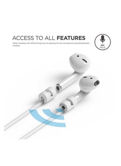 Elago Design Strap For Apple AirPods - White  - Image 3