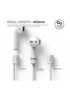 Elago Design Strap For Apple AirPods - White  - Image 5