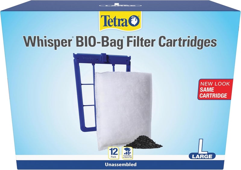 Tetra Whisper Bio-Bag Filter Cartridges for Aquariums - Large Pack of 12 - Image 1
