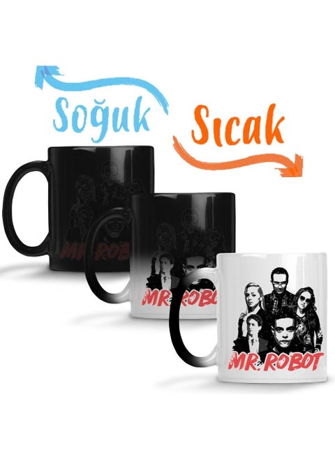 Print Shop Mr Robot 03 Magic Mug Porcelain