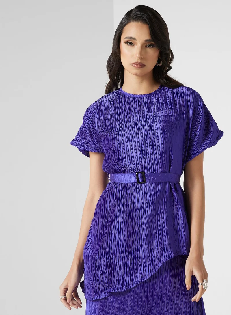 Khizana Pleated Tunic & Pant Set