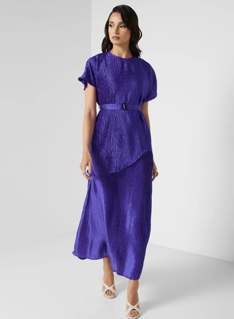 Khizana Pleated Tunic & Pant Set