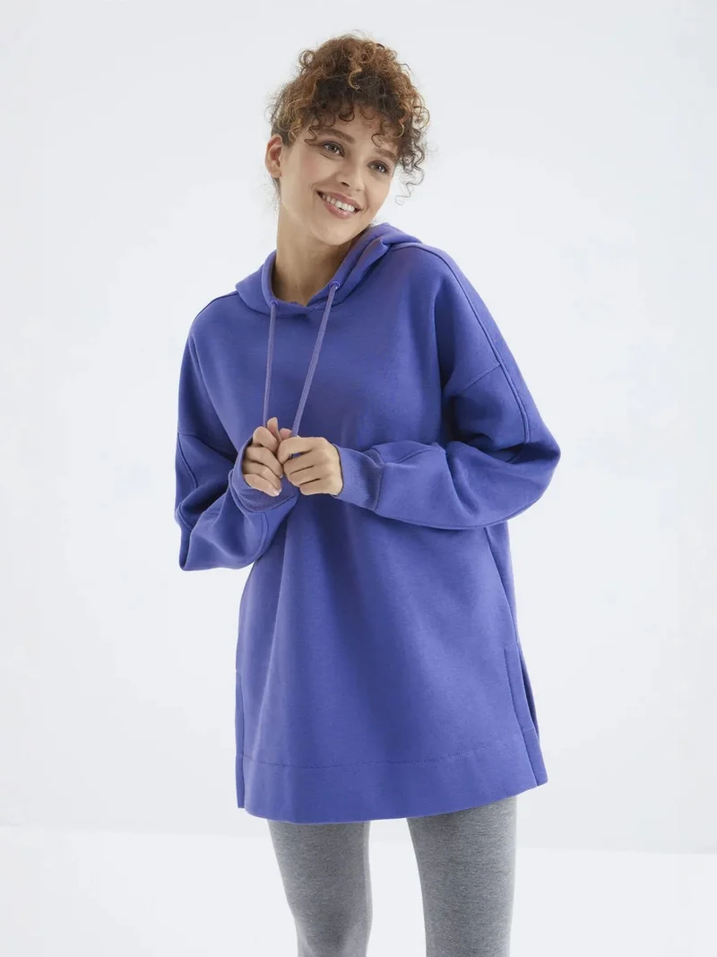 TOMMYLIFE TOMMY Oversized Hooded Sweatshirt With Pocket