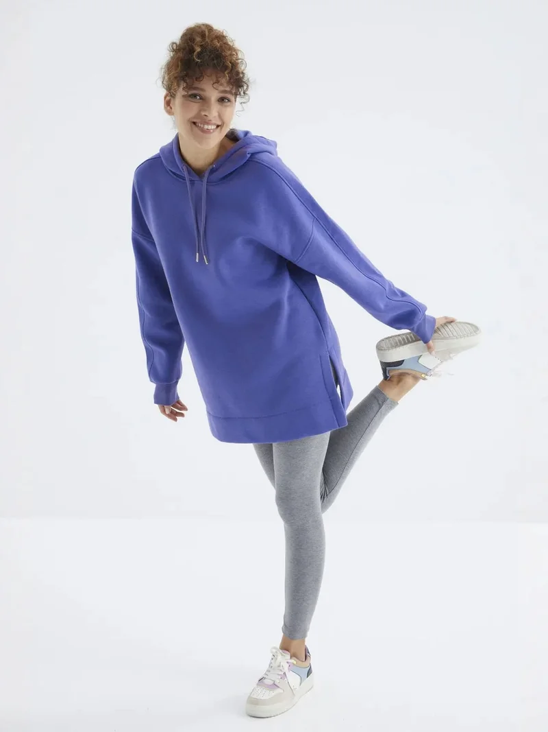 TOMMYLIFE TOMMY Oversized Hooded Sweatshirt With Pocket
