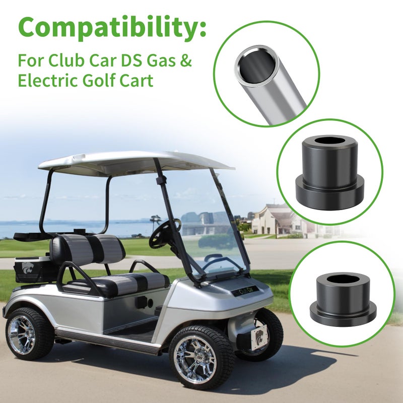 10L0L Front Leaf Spring & Upper A Arm Bushing Kit for Club Car DS Golf Cart 1992-up, Replace OEM 1016346 1016349 1016350 1012303 1015583 - Image 3