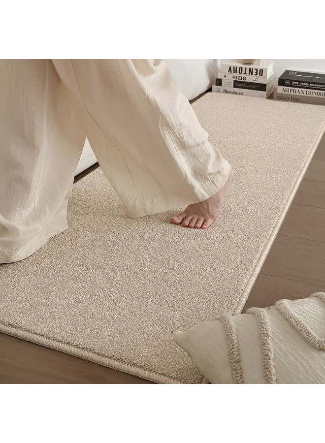 Dajiang Da Jiang Wool Bedside Carpet Bedroom New Luxury High-end Walk-in Closet Bed Front Rug 60x160cm - Image 1