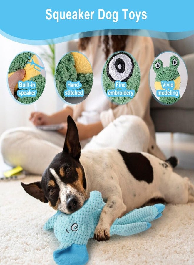 PELTEFLU Dog Squeak Toys for Small, Medium & Large Dogs, Durable Chew Toy for Teething and Chewing, Tough Interactive Puppy Toy, 5-Pack, for Dogs - Image 4