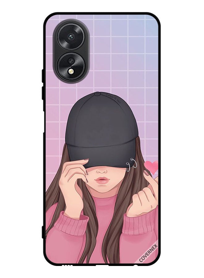Covernex Protective Case Cover For Oppo A38 Snap Love Cap Girl - Image 1