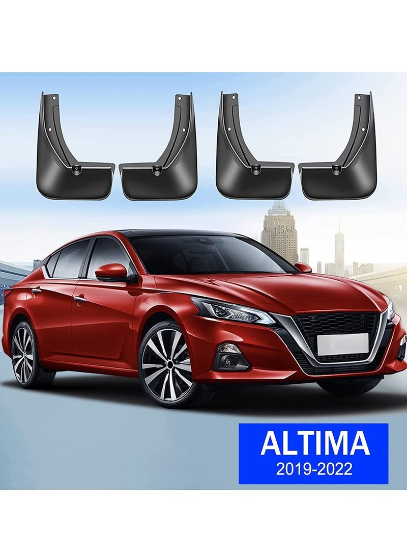 سيوسي Car Mud Flaps Splash Guards Fit for Nissan Altima 2019 2020 2021 Automotive Accessories, Heavy Duty Front and Rear Mudguards Fender Flares No Need to Drill Holes Black 4PCS Set - Image 1
